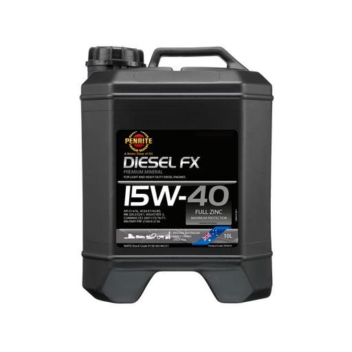 Penrite Diesel FX 15W40 - 10Ltr - A1 Autoparts Niddrie
