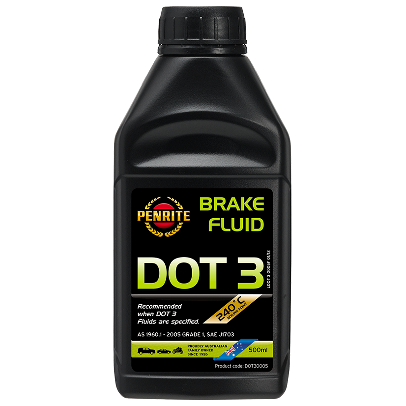 Penrite Dot 3 Brake Fluid 500ml — A1 Autoparts Niddrie