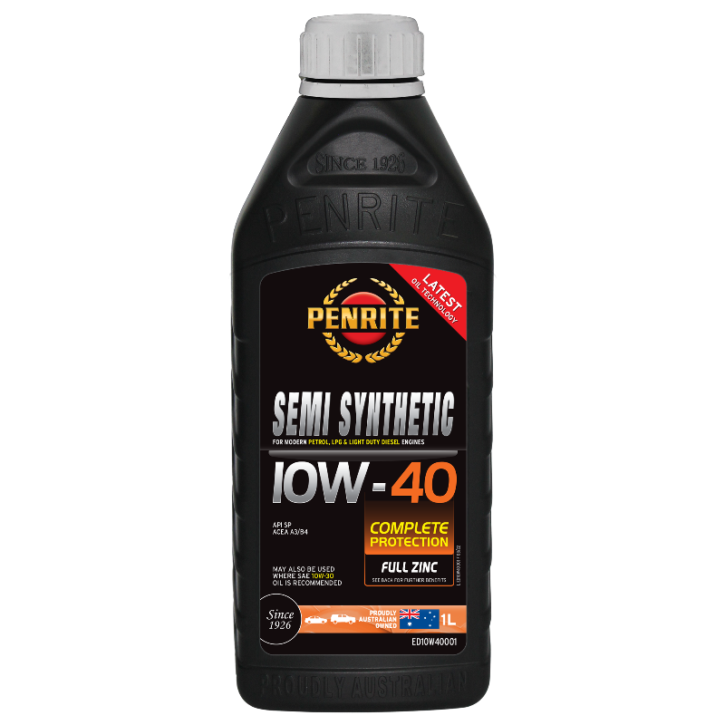 Penrite Semi Synthetic 10W40 Engine Oil 1 Litre — A1 Autoparts Niddrie