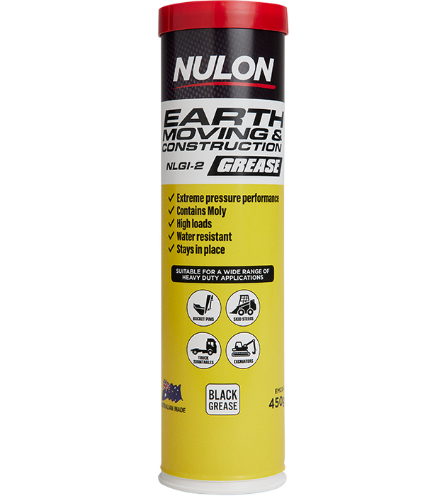 Nulon Earth Moving and Construction NLGI 2 Grease - 450g Cartridge