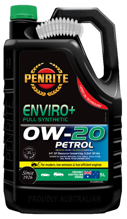 Penrite Enviro Plus 0W20 Engine Oil - 5 Litre