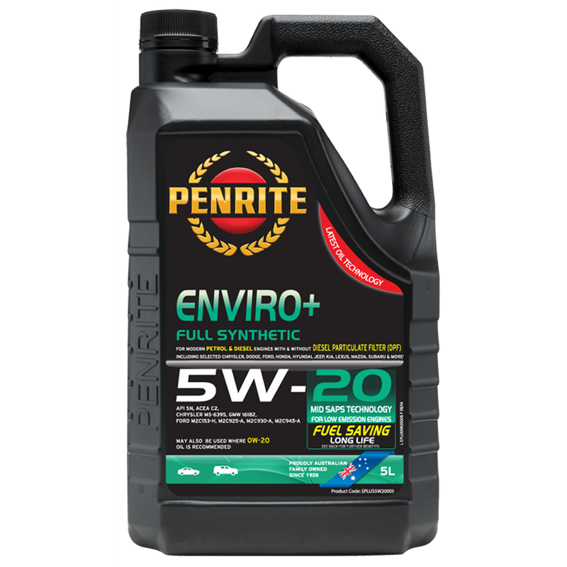 Penrite Enviro Plus 5W20 - 5Ltr - A1 Autoparts Niddrie

