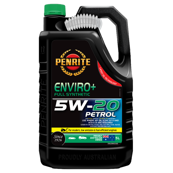 Penrite Enviro Plus 5W20 Engine Oil - 5 Litre