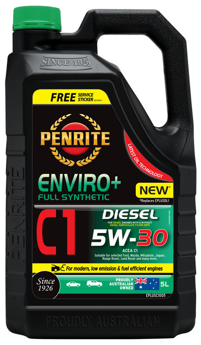 Penrite Enviro Plus C1 5W30 Engine Oil - 5 Litre