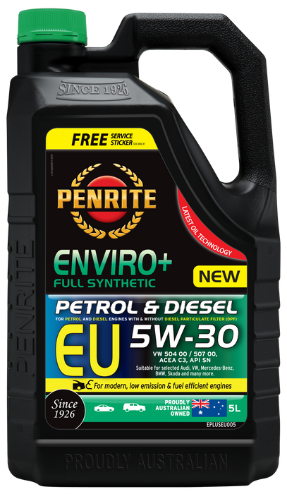 Penrite Enviro Plus EU 5W30 Engine Oil - 5 Litre
