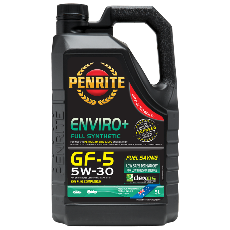 Penrite Enviro Plus GF5 5W30 - 5Ltr - A1 Autoparts Niddrie
