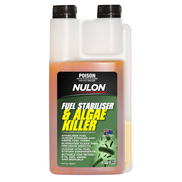 Nulon Fuel Stabiliser & Algae Killer - 1 Litre