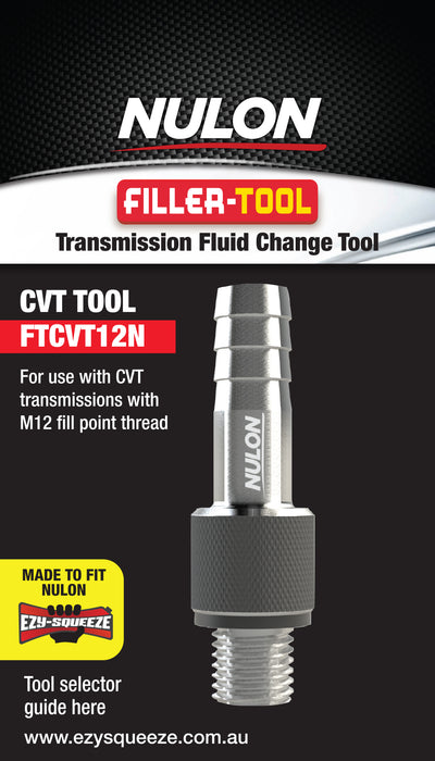 Nulon Ezy Squeeze Filler Tool For CVT M12 Thread