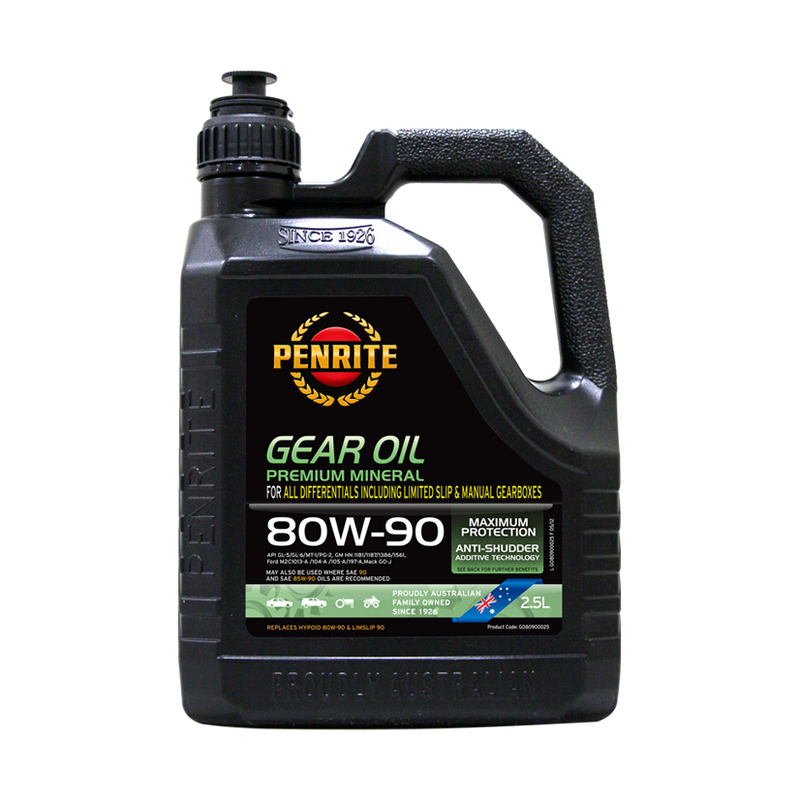 Penrite Gear Oil 80W90 - 2.5Ltr - A1 Autoparts Niddrie
