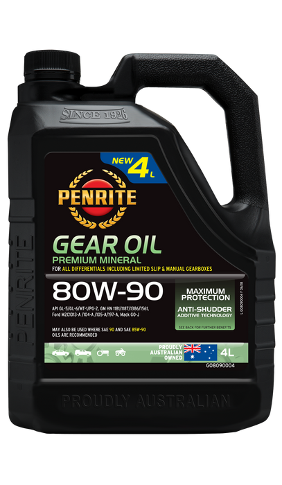Penrite Gear Oil 80W90 - 4Ltr
