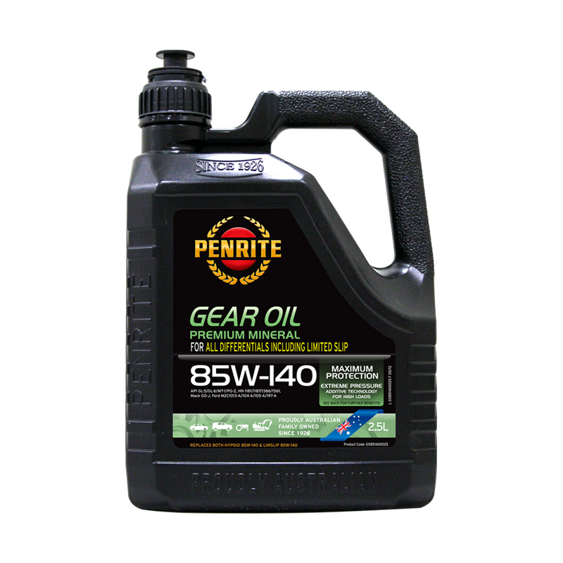 Penrite Gear Oil 85W140 - 2.5Ltr - A1 Autoparts Niddrie
