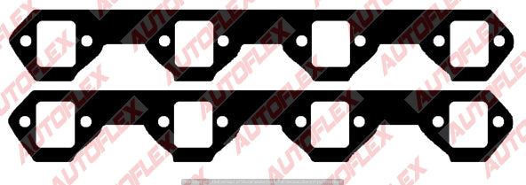 Exhaust Manifold Gasket - Ford 289, 302, 351 ci (Carby), 5.0L (EFI) Windsor