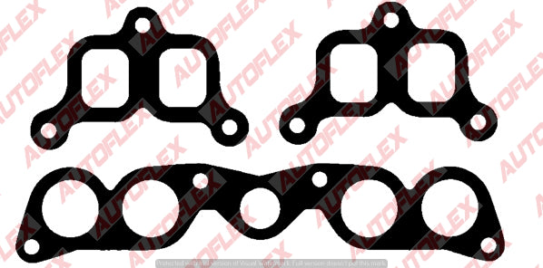 Manifold Gasket Set (Inlet & Exhaust) - Mazda MA, NA, UB, VB, VC
