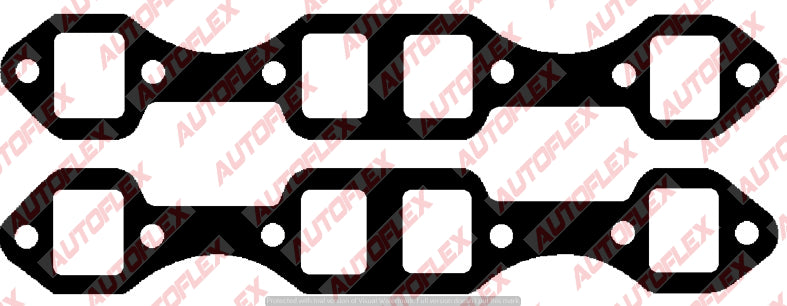 Exhaust Manifold Gasket - Holden 253, 308 Red, Blue Black Motor