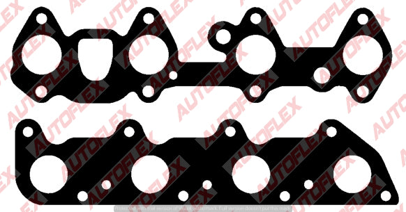 Manifold Gasket Set (Inlet & Exhaust) - Mitsubishi 4G32, 4G33, 4G62