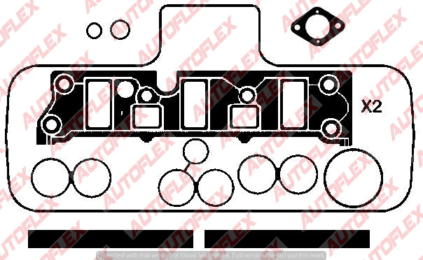 Inlet Manifold Gasket - Holden Commodore VS 3.8L V6 Ecotec