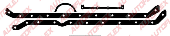 Oil Sump Gasket - Holden 6 Cylinder (149, 161, 173, 186, 202 Red / Blue / Black)