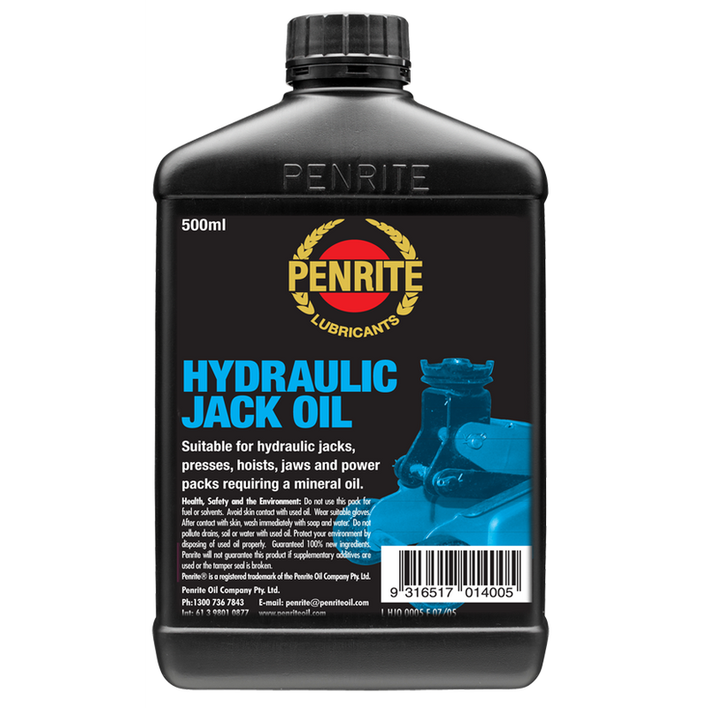 Penrite Hydraulic Jack Oil - 500ml - A1 Autoparts Niddrie
