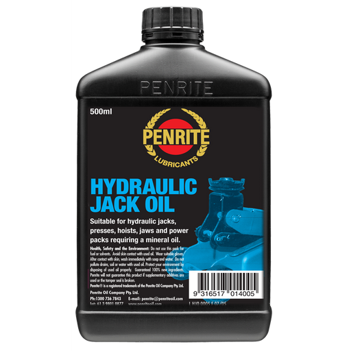 Penrite Hydraulic Jack Oil - 500ml - A1 Autoparts Niddrie
