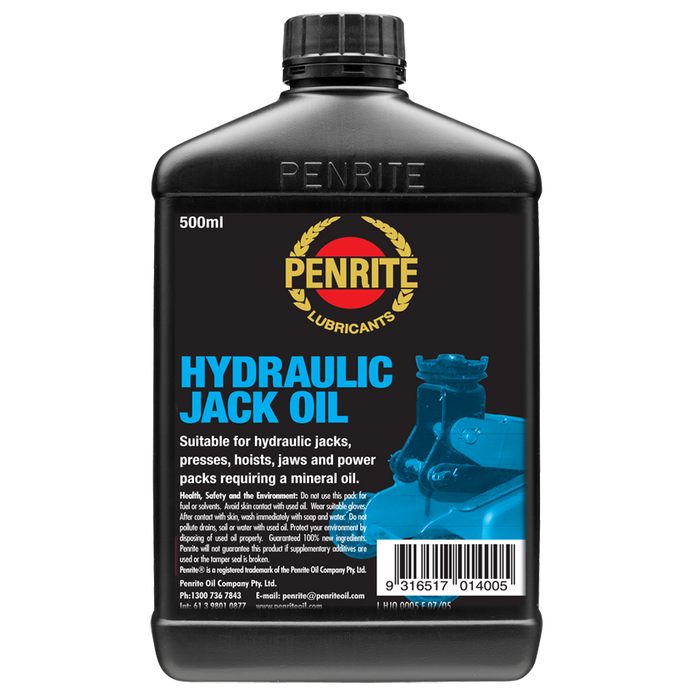 Penrite Hydraulic Jack Oil - 500ml - A1 Autoparts Niddrie
