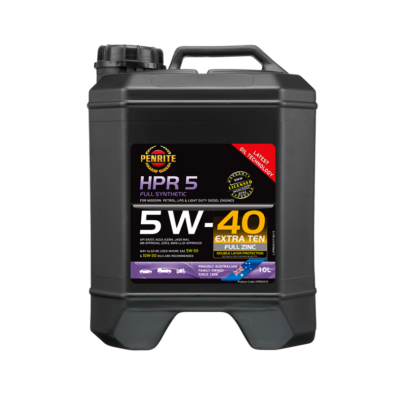 Penrite HPR5 5W40 - 10Ltr - A1 Autoparts Niddrie
