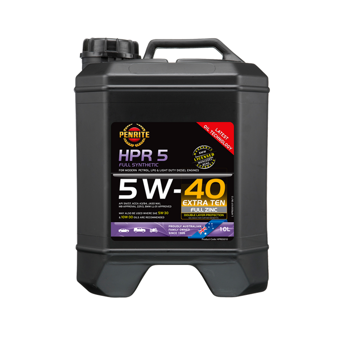 Penrite HPR5 5W40 Engine Oil - 10 Litre