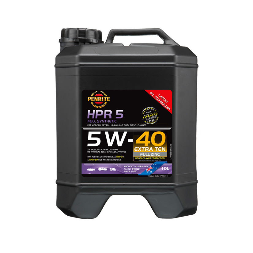 Penrite HPR5 5W40 Engine Oil - 10 Litre — A1 Autoparts Niddrie