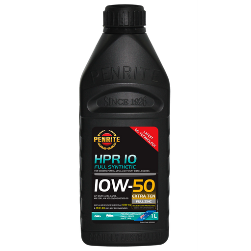 Penrite HPR10 10W50 - 1Ltr - A1 Autoparts Niddrie
