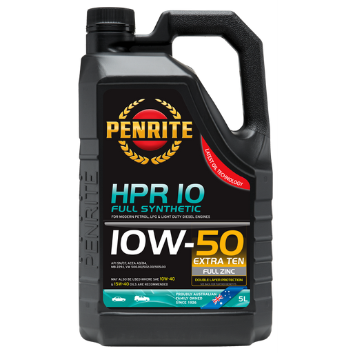 Penrite HPR10 10W50 - 5Ltr - A1 Autoparts Niddrie
