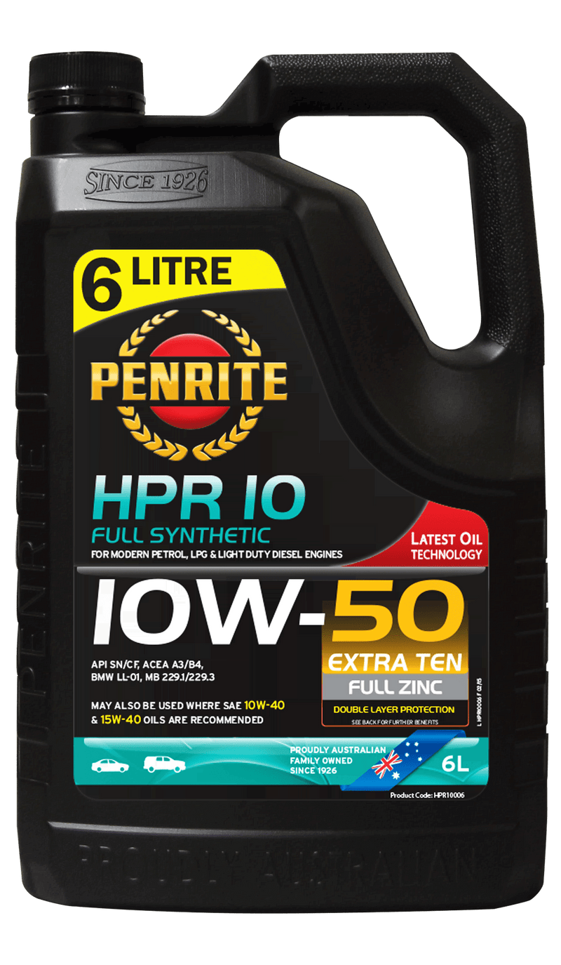 Penrite HPR10 10W50 Engine Oil - 6 Litre