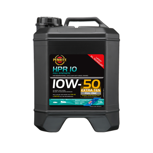 Penrite HPR10 10W50 - 10Ltr - A1 Autoparts Niddrie
