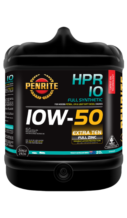 Penrite HPR10 10W50 Engine Oil - 20 Litre