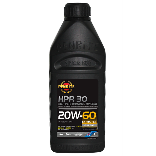 Penrite HPR30 20W60 - 1Ltr - A1 Autoparts Niddrie
