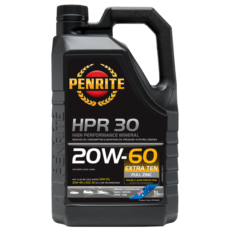 Penrite HPR30 20W60 - 5Ltr - A1 Autoparts Niddrie
