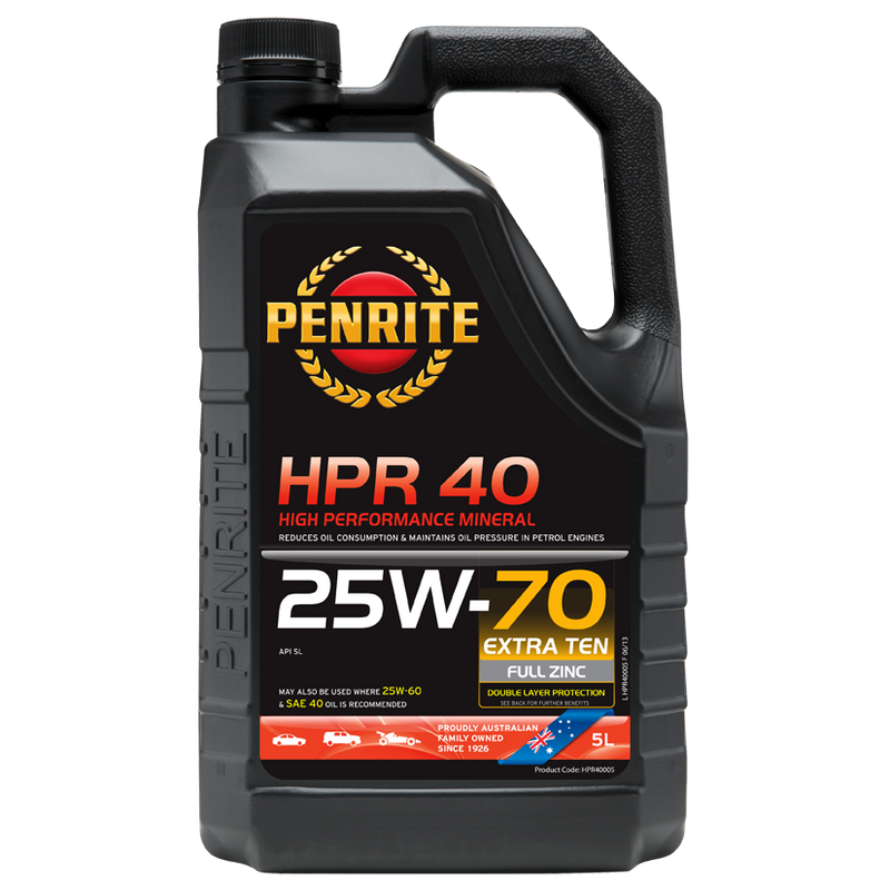 Penrite HPR40 25W70 - 5Ltr - A1 Autoparts Niddrie

