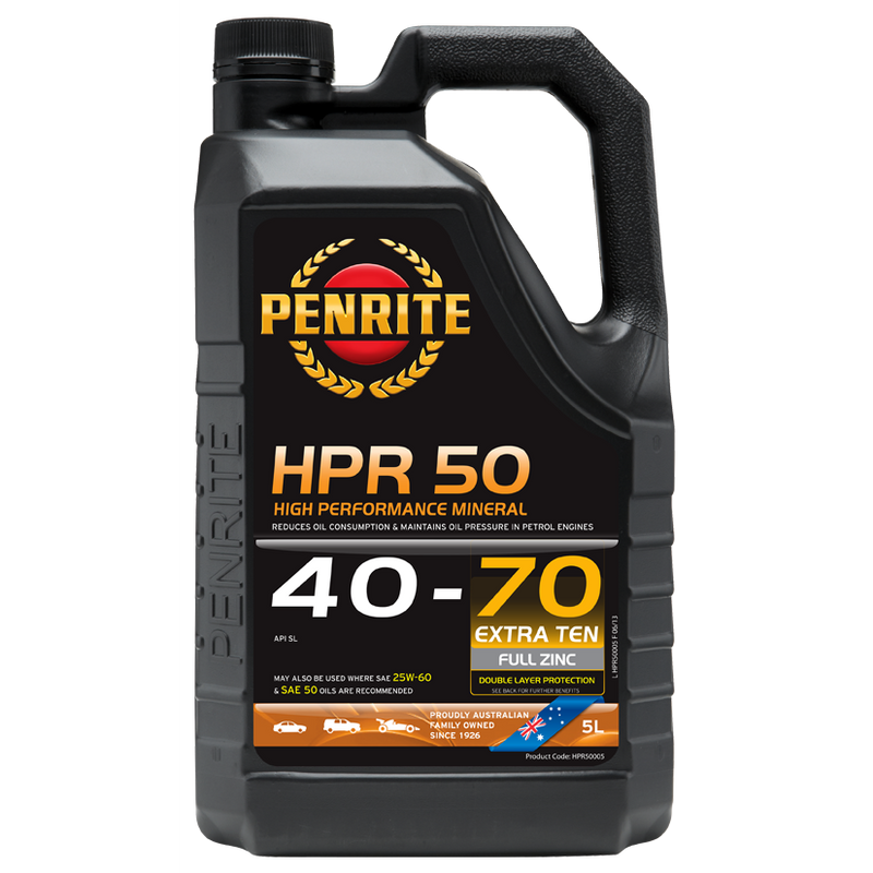 Penrite HPR50 40-70 - 5Ltr - A1 Autoparts Niddrie
