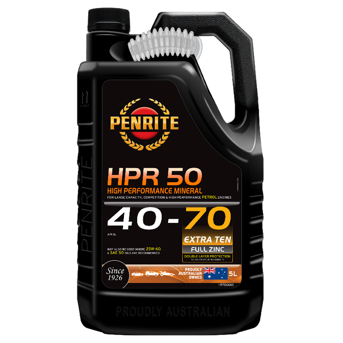 Penrite HPR50 40-70 Engine Oil - 5 Litre