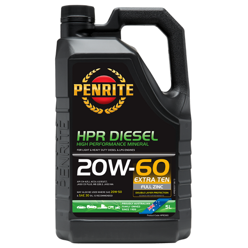 Penrite HPR Diesel - 5Ltr - A1 Autoparts Niddrie
