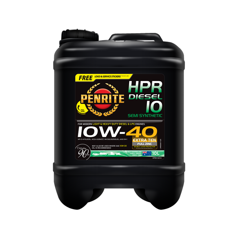 Penrite HPR Diesel 10 - 10Ltr - A1 Autoparts Niddrie
