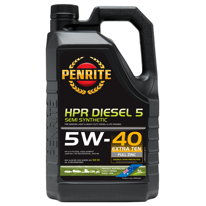Penrite HPR Diesel 5 - 5Ltr - A1 Autoparts Niddrie

