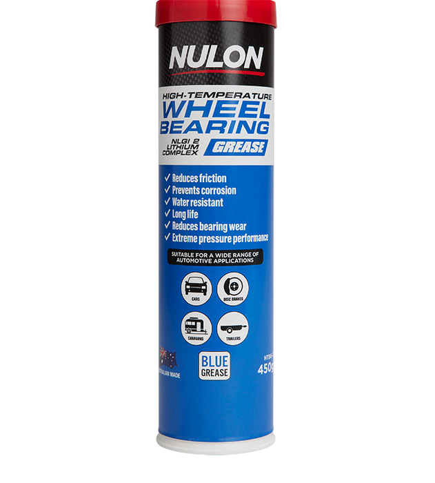 Nulon High-Temperature Wheel Bearing NLGI 2 Lithium Complex Grease - 450g Cartridge