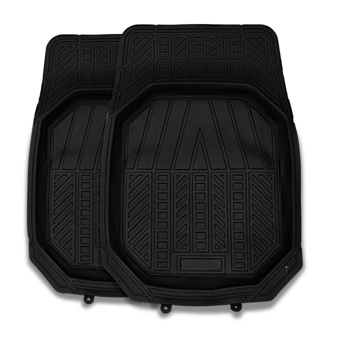 Impact Car Floor Mats (4WD Deep Dish Black) Set of 2 - IM8805BK2