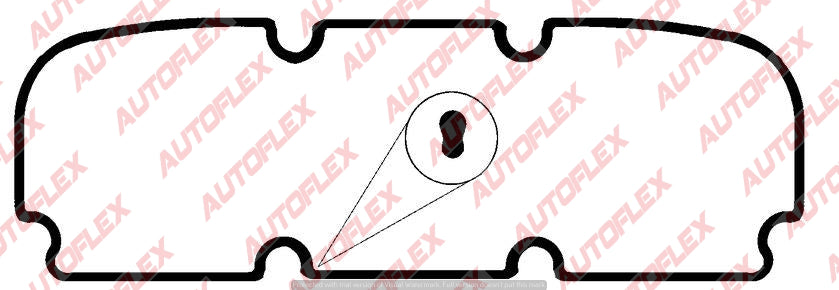 Rocker / Valve Cover Gasket - Holden V6 3.8L (Thin)