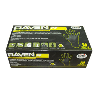 Raven Nitrile Disposable Gloves - Medium (Pack Of 100) - JRM - A1 Autoparts Niddrie