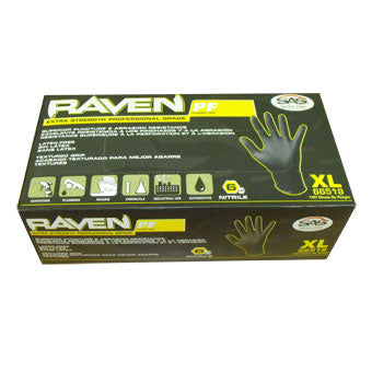 Raven Nitrile Disposable Gloves - Extra Large (Pack Of 100) - JRXL - A1 Autoparts Niddrie