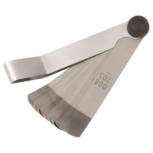 Offset Feeler Gauge 12 Blade Imperial & Metric - A1 Autoparts Niddrie