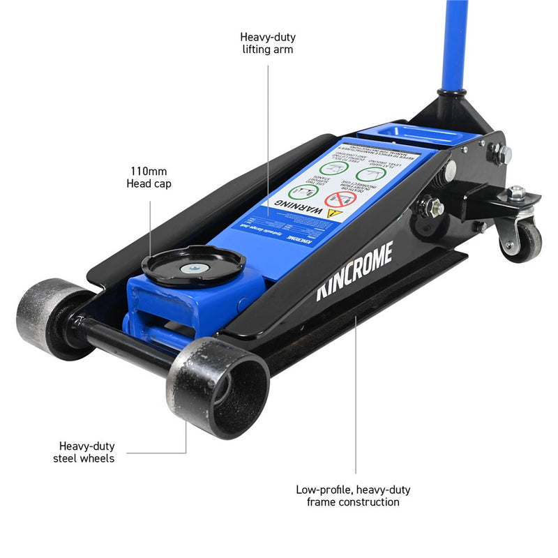 Hydraulic Garage Jack - Rapid Lift 2,800kg