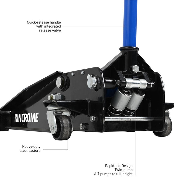 Hydraulic Garage Jack - Rapid Lift 2,800kg