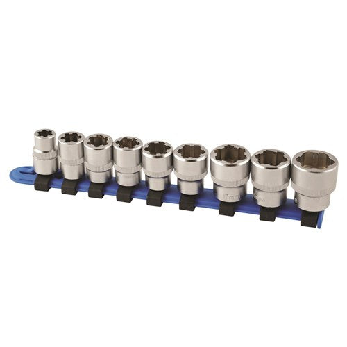 Bolt Extractor Socket Set 9 Piece Metric - A1 Autoparts Niddrie