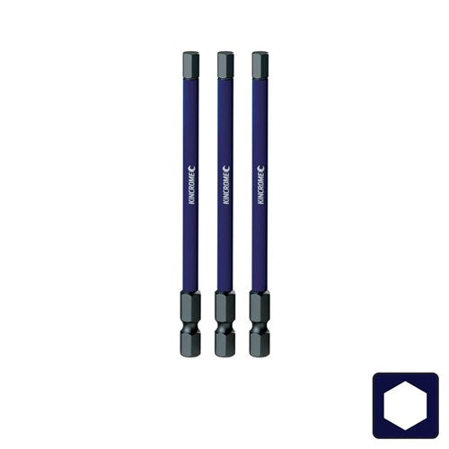 Hex 5mm Impact Bit 100mm 3 Piece - A1 Autoparts Niddrie